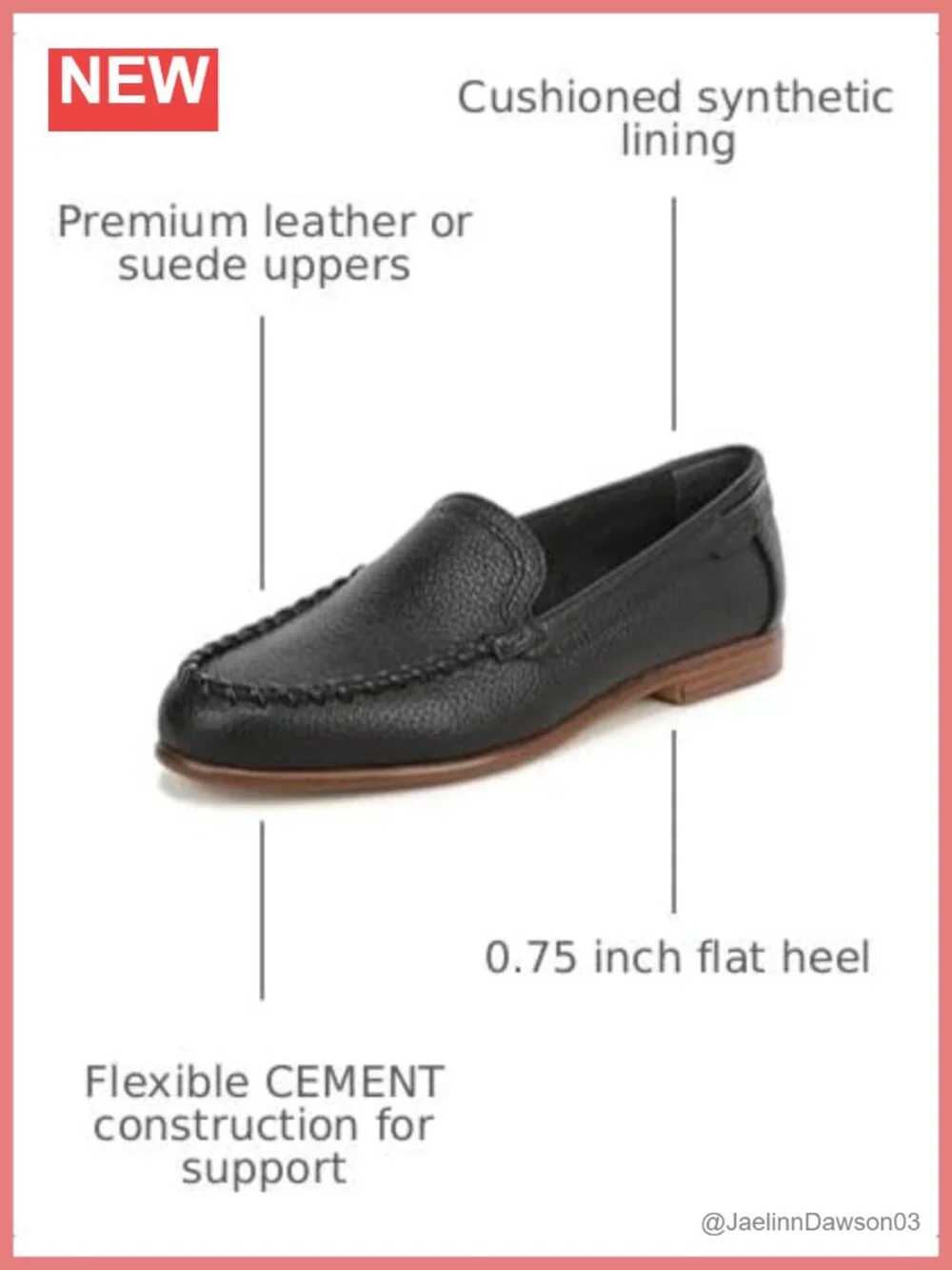 Franco Sarto Maude Leather Moc Toe Loafers Slip-On Flats Women's